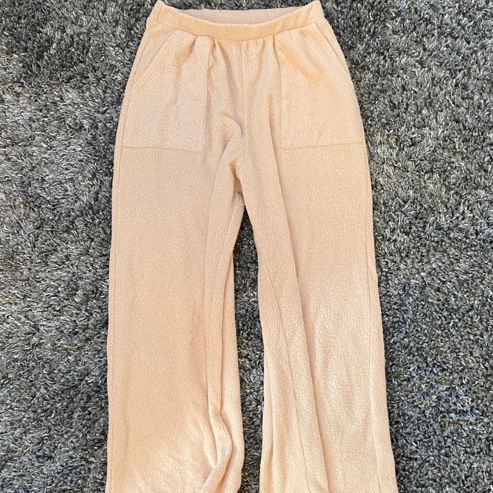 Comfy Beige Baggy Lounge Pants